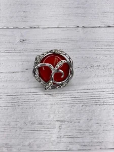 Alisha D Antique Vintage Rhinestone and Resin Ring Stretchy - Picture 1 of 2