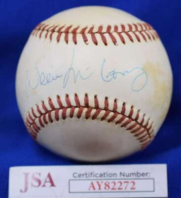 Willie McCovey JSA COA Autograph National League Signed Baseball - Image 1 of 2