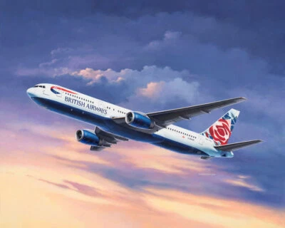 Revell 03862 Boeing 767-300ER British Airways Chelsea Rose 1:144 modellismo - Immagine 1 di 4