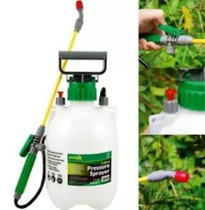 Rociador de césped de jardín de 3 litros herbicida botella de presión química bomba portátil - Imagen 1 de 5
