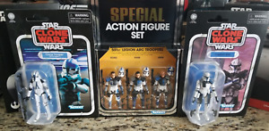 Star Wars Hasbro 501st ARC Clone Trooper Collection Trooper, Fives, Rex, Echo...