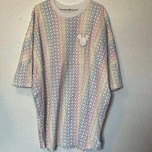 DISNEY Pride Rainbow Spirit Jersey Short Sleeve MICKEY Size Adult Mens 4X - Picture 1 of 9