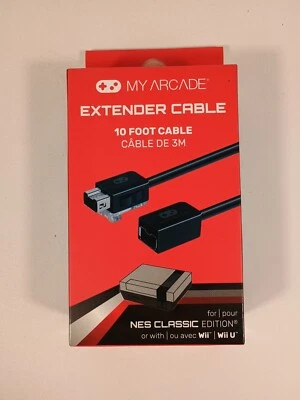 Extender Cable 10 Foot Cable For NES Classic Edition or Wii/Wii U - NEW IN BOX - Image 1 of 4
