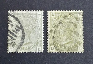 Great Britain, Queen Victoria, Pale Green, Four Pence, SG 153, Used - Picture 1 of 2