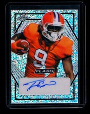 2021 Leaf Flash #PA-TE1 Travis Etienne  Portrait Autographs Silver