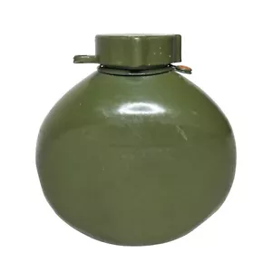 More details for hungarian army water bottle | military metal canteen | green 500ml - m70
