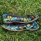 CAMPER TWS Leather Ballet Flats Shoes Flowers Embroidered Insects Ladies 35, 5