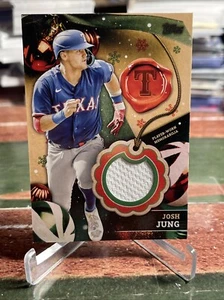 2024 Topps Holiday #RC-JJ Josh Jung Relics - Picture 1 of 2