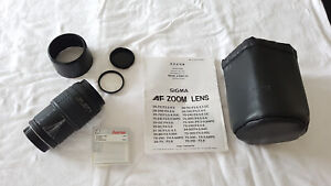 Sigma Teleobjektiv für Minolta-Kamera UC ZOOM 70-210 mm 1 : 4 - 5,6