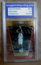 VINCE CARTER RC 1998 UD SP TOP PROSPECTS ROOKIE#2 STG9!RAPTORS RC GOAT HOF-V2