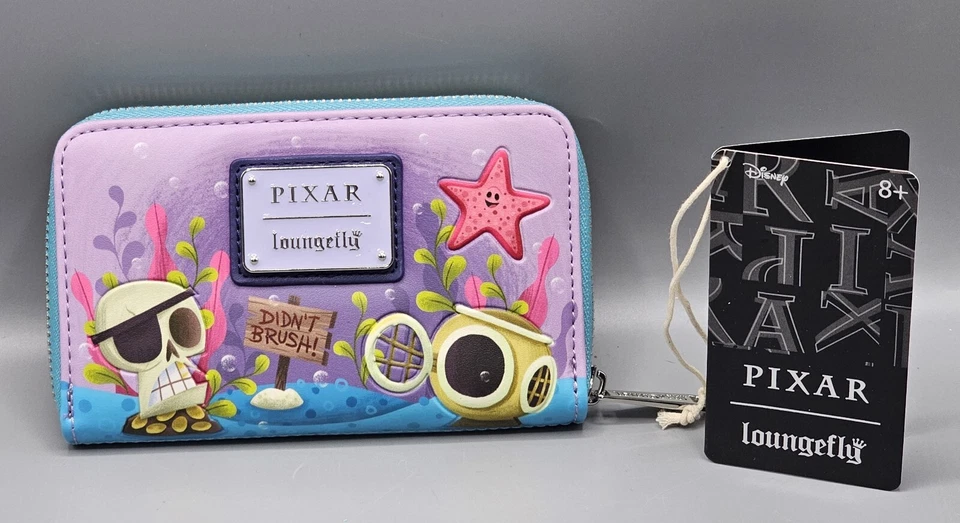 Loungefly Disney Pixar Finding Nemo Fish Tank Zip Around Wallet