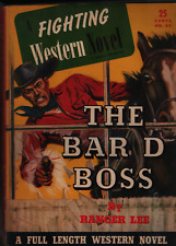 Fighting Western Novel # 23 1945 The Bar D Boss by Ranger Lee 080921WEEB