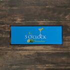 It's 5 O'clock Somewhere Blue Bar Runner Ideal For Home Party Pub Club Occasion