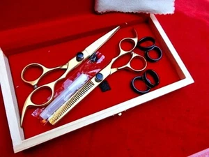 90Day WARATY_440c_6" Hairdressing & Hair Thinning Scissors/Japanese Steel_7"FULL - Picture 1 of 12
