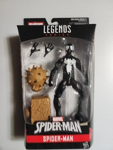 Hasbro Marvel Legends Sandman Baf - Spider-Man Black Symbiote Suit 6 Inch Figure Cover
