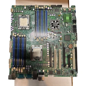 Supermicro X8DA3 Mother board with Dual Intel Xeon E5 5620 - Picture 1 of 2