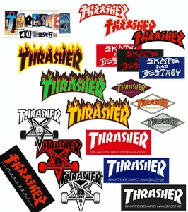 THRASHER MAGAZINE Sticker / Skateboard Sticker - verschiedene Styles - Bild 1 von 26