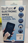 Bio Pure Electronic Wipes Isopropyl Alcohol 70% 50 Wipes In Pack  "Lot of 3" NEW