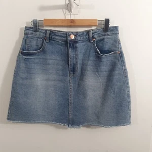 Supre Denim Distressed Jean Skirt Sz 14 - Picture 1 of 7