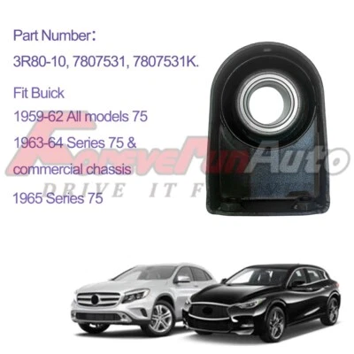 Cojinete de soporte central del eje de transmisión para Buick Cadillac 1959-1970 7807531 K Foto 1 de 4