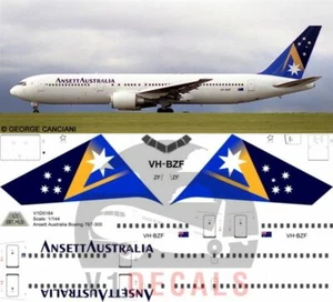 V1 Decals Boeing 767-300 Ansett Australia for 1/144 Zvezda Model Airplane Kit  - Picture 1 of 8