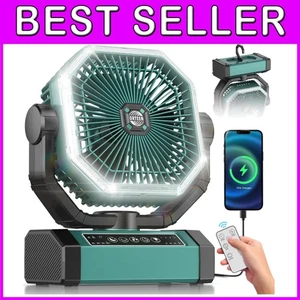 Multi-Functional Cordless Fan with Timer & Remote - Ideal for Outdoor & Indoors - Picture 1 of 8