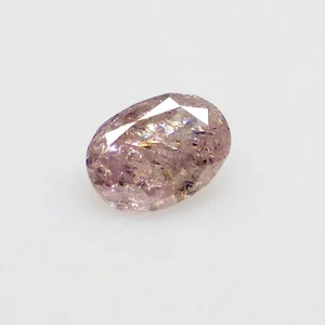 0.08 Ct Alluring Oval (3 x 2 MM) 100% Natural Argyle Fancy Purplish Pink Diamond - Picture 1 of 7