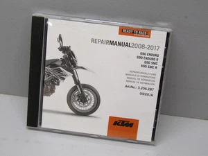 2008-2017 KTM 690 ENDURO 690 ENDURO R 690 SMC 690 SMC R REPAIR MANUAL DVD - Picture 1 of 2