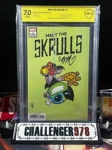 CBCS 7.0 Meet the Skrulls #1 Skottie Young SIGNED SLAB - Picture 1 of 1