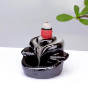 Mini Backflow Incense Holder Waterfall Incense Burner, Incense Cone Holder, A... - Bild 1 von 6