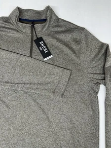 Rhone Pullover Herren XL braun Half Zip Pendlerpullover Strick Stretch Freizeit Neu mit Etikett - Bild 1 von 11