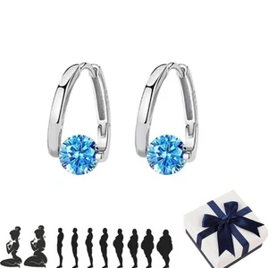 Earrings Lymphvity Earrings Histone Magnetotherapy Earrings Sparkling Hoop - Picture 1 of 11