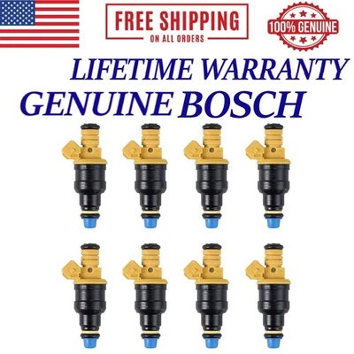 Nuevo inyector de combustible Bosch OEM 8X apto para Lincoln Ford Mustang Excursion F150 F250 F350 Foto 1 de 4