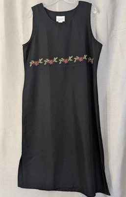 Vestido tipo jersey Christopher & Banks tema floral para mujer talla 14 regreso al cole Foto 1 de 4