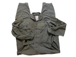 Flight Suit Coveralls military Issue Men’s Size 42 R Summer Fire resistant - Picture 1 of 14