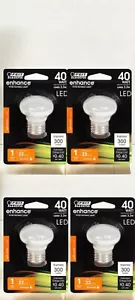4 Feit Electric LED R14 E26 40W Dimmable Light Bulb Soft White BPR14DM/927CA - Picture 1 of 1