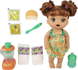 Baby Alive Mezclador Mágico Bebé Muñeca Tropical Golosina con Accesorios Licuadora, Drin - Imagen 1 de 3