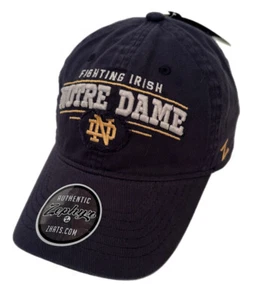 Zephyr NCAA Notre Dame Fighting Irish “Daytona” Curved Bill ADJ Dad Hat NWT - Picture 1 of 6