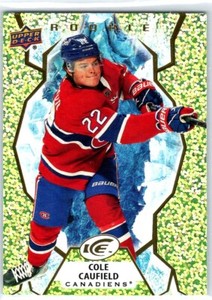2021-22 Upper Deck Ice Green Cole Caufield Montreal Canadiens #122