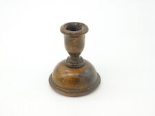 Victorian Carved Wooden Treen Piano Candlestick Single Antique c1880