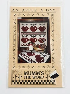 Debbie Mumm - AN APPLE A DAY Quilt Pattern - Mumm's The Word - Picture 1 of 3
