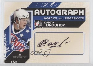 2010-11 ITG Heroes and Prospects Auto Evgeni Dadonov #A-ED Rookie Auto RC
