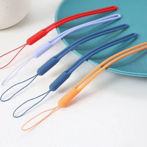 Cell Phone Camera Silicone Lanyard Holder Wrist Strap Keychain Cord Hanging Rope - Photo 1 sur 19