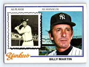 1978 Topps #721 Billy Martin - Picture 1 of 2