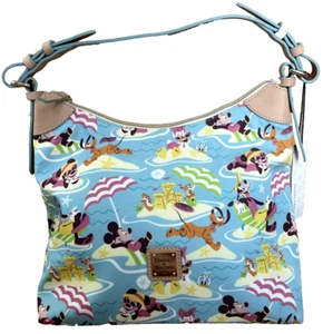 New Disney Dooney & Bourke Aulani Mickey Mouse Beach Satchel Bag Purse REAL PICS - Picture 1 of 5