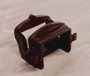 LEGO SADDLE Kingdoms Two Clips 2 Side DARK BROWN BRAND NEW Horse Gear CASTLE - Picture 1 of 1