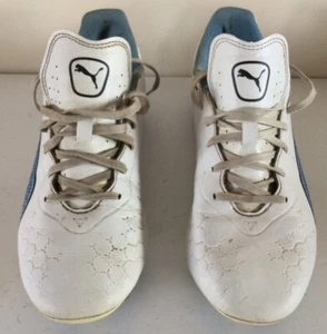 Mens PUMA KING MATCH White Mix FG/AG Lace Up Football Boots U.K. 8 FREE P&P - Picture 1 of 7
