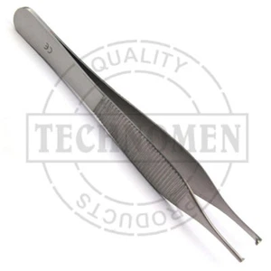 12cm ADSON 1x2 KOCHER TOOTHED DISSECTING DRESSING TISSUE DENTAL FORCEPS TWEEZERS - Picture 1 of 6