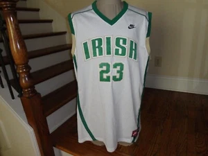 Vtg SEWN Nike St Vincent Mary Irish Lebron James High School #23 TAG Jersey 2XL - Picture 1 of 10