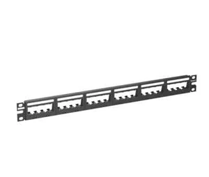 Panduit Mini-Com Flush Patch Panel, 24 Port, Black (CPP24FMWBLY) - Picture 1 of 1